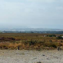 Trotz trüber Sicht kann man sich vorstellen, was für einen Ausblick es bei klarem Wetter gibt