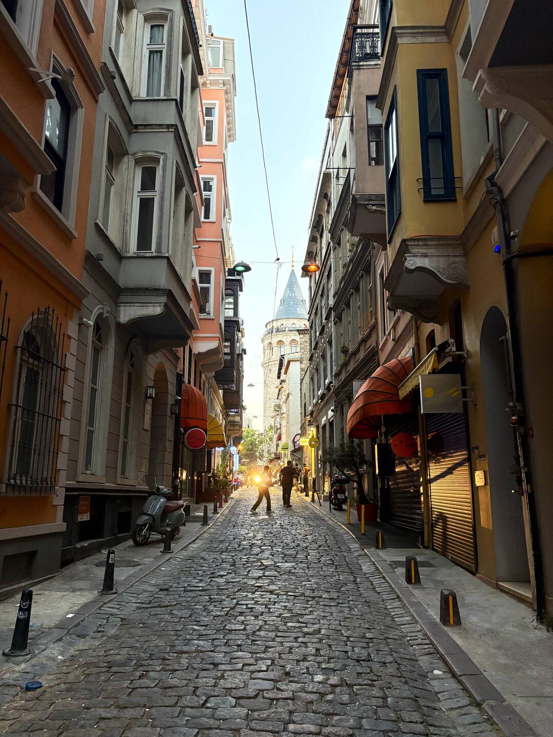 Die Gasse in der sich mein Hotel befindet