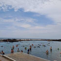 Bude Meerwasser Pool (bei Flut gibt es frisches Wasser)