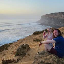 Sonnenuntergang auf der Klippe 😌