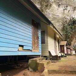 Little houses amongst the caves