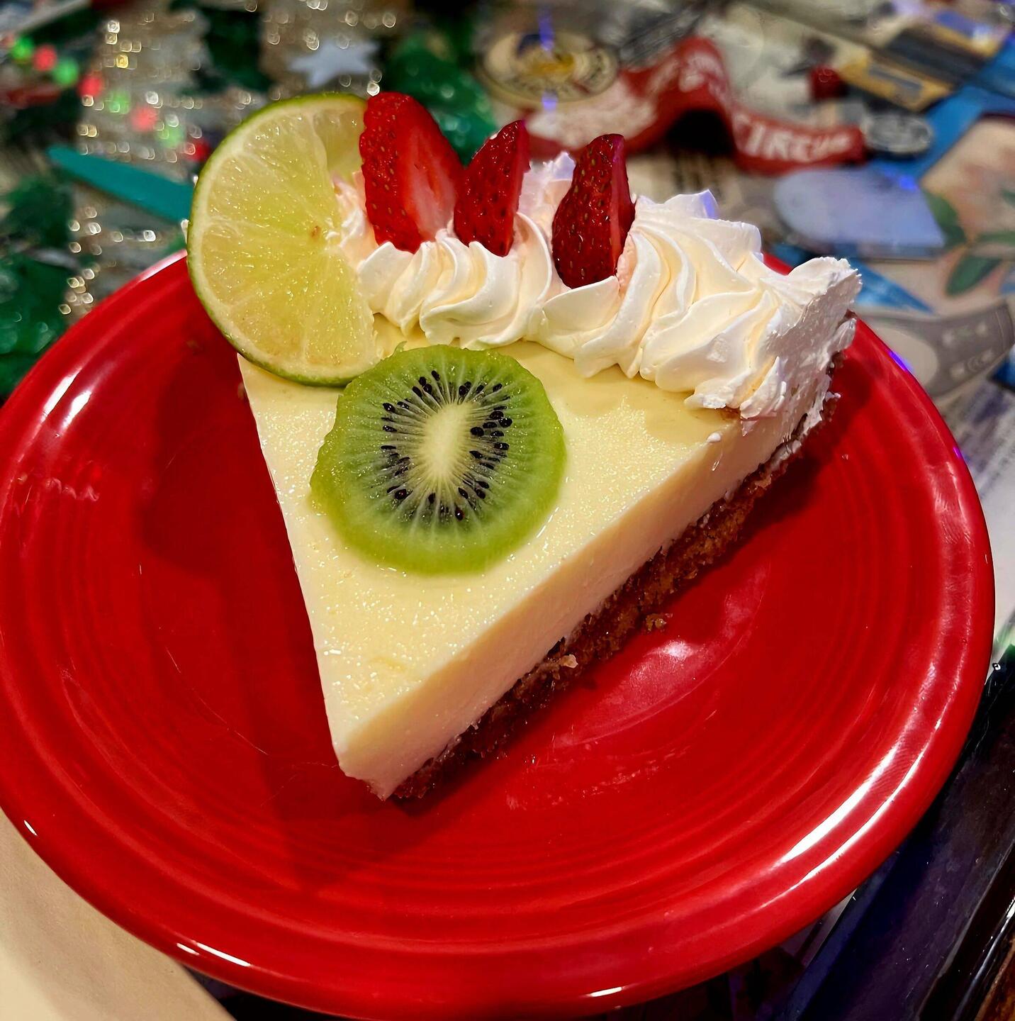 Key Lime Pie (Limettenkuchen). Das Signature Dish schlechthin für Florida