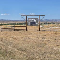 Ranch entrance