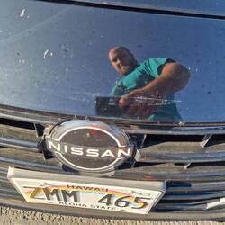 Leihwagen-Kartzer-Selfie, muss sein