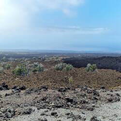 Lavaströme von verschiedenen Ausbrüchen