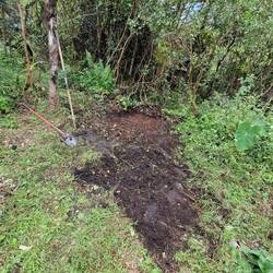 Meine Baustelle heute: Komposthaufen umgraben