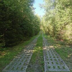 Alte Bergbaustraßen, weniger angenehm zu radeln...