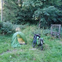Camping im Wald