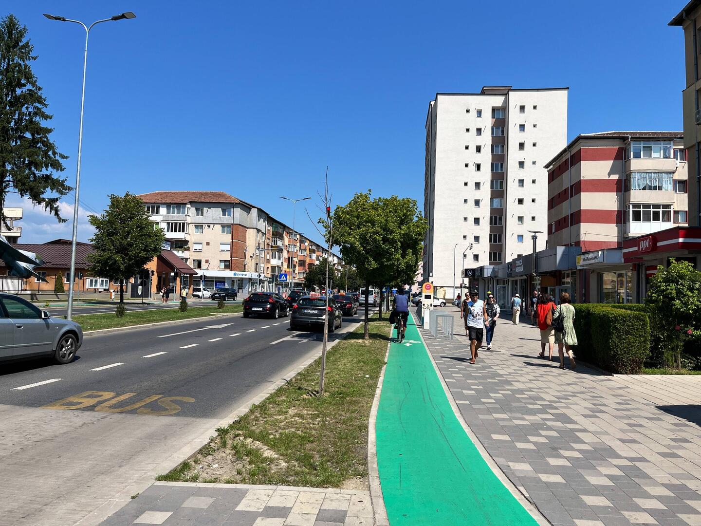 Radweg in Alba Iulia 😉