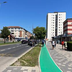 Radweg in Alba Iulia 😉