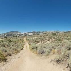 Das war mein Trail zum Overlook.