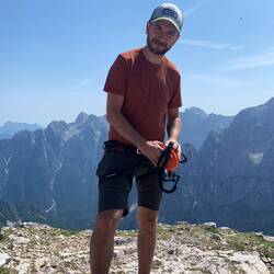 Felix auf dem Gipfel