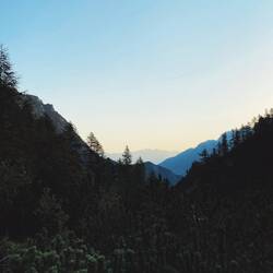 Kurz vor Sonnenaufgang geht's los!