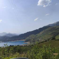 Blick auf den LAC DE ROSELEND