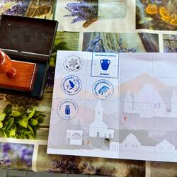 Als ich in einer Unterkunft in Atia mein Wanderpass stempeln lassen wollte, ...