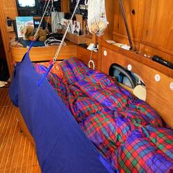 Seaberth im Salon, auch bei Seegang sicher, bequem und warm