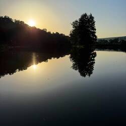 Sonnenaufgang am WasserkraftCamp