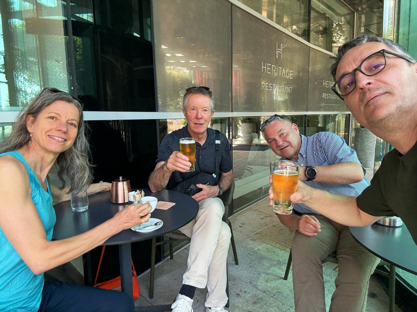 Apero nach der Anreise