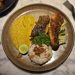 Pan seared Barramundi