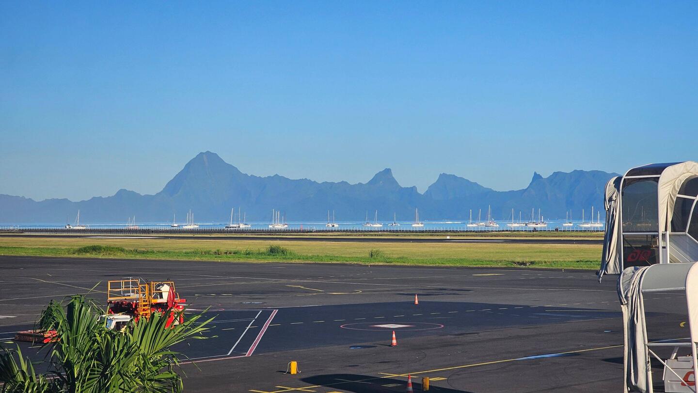 Moorea heute mal ohne Wolken