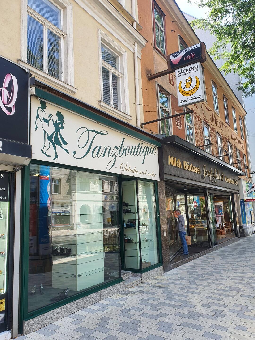 Geschäft in der äußeren Mariahilfer Straße