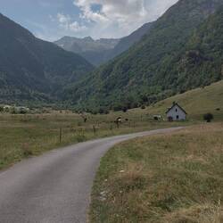 La vue du départ
