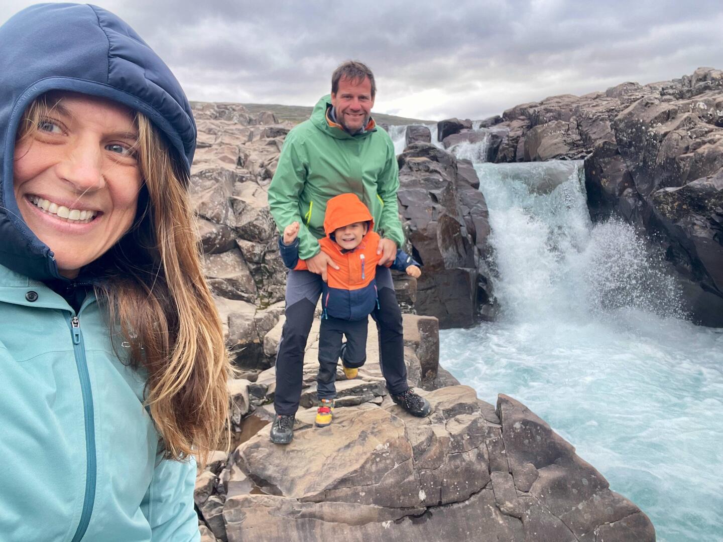 Wasserfall irgewo in Ost-Island