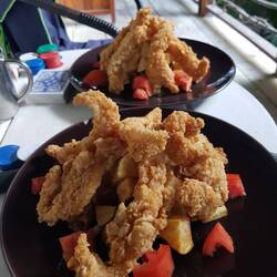 Fish & Chips plus Pokerchips 😉