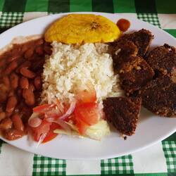 Falafel auf kolumbianische Art!