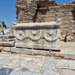 A well preserved sarcophagus