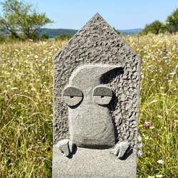 Das ist bis jetzt mein Lieblingskilometerstein.