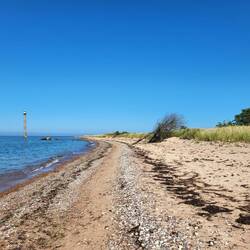 Der Leuchtturm kommt in Sicht.