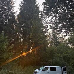 On trouve toujours des endroits agréables et variés pour dormir, souvent seuls au monde