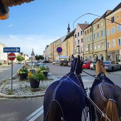 Durch die Altstadt von Braunau