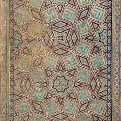 Geometrische Muster im Ivan der Sherdor-Madrasa (Die Perspektive fehlt, Höhe mind. 10m)