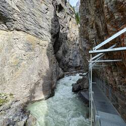 der Einstieg in die Schlucht