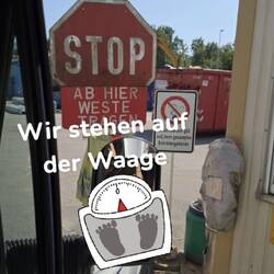 Passt alles, Wiegeschein gab es nicht....PC streikte