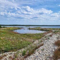 Am Ende der Landzunge.