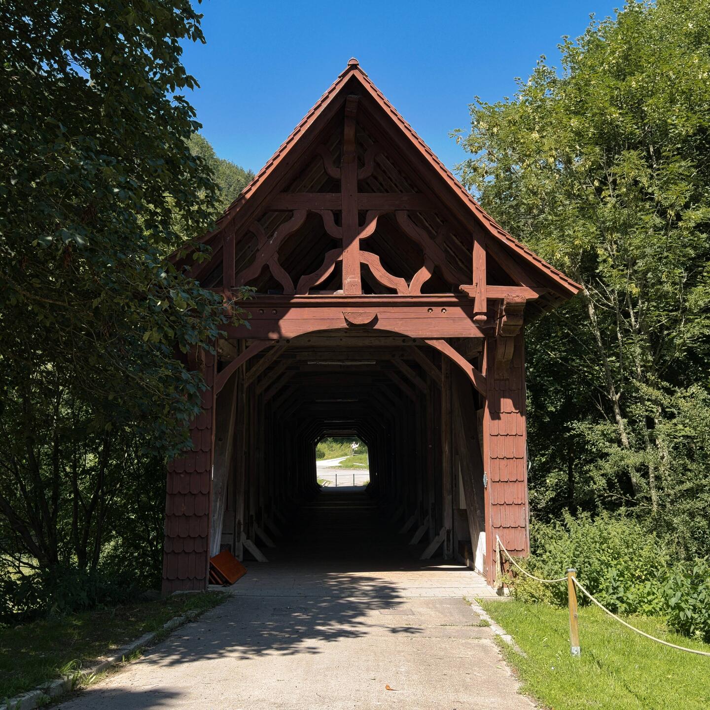 Historische Holzbrücke Beuron