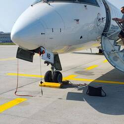 Mit dem kleinen "Gerät" geht's nach Stuttgart