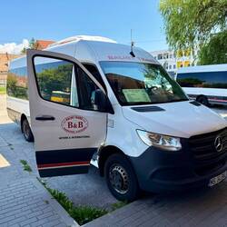 Mit diesem Bus bin ich nach Sfântu Gheorghe gefahren.
