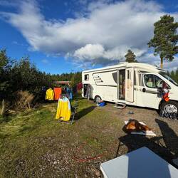 Bis auf die Schuhe alles wieder trocken