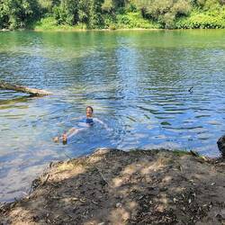 Erfrischung in der Sava