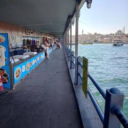 Restaurants under the bridge