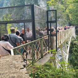 ... für das Fotoshooting auf der Marienbrücke.