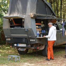 Wolle bei der täglichen Reisedokumentation