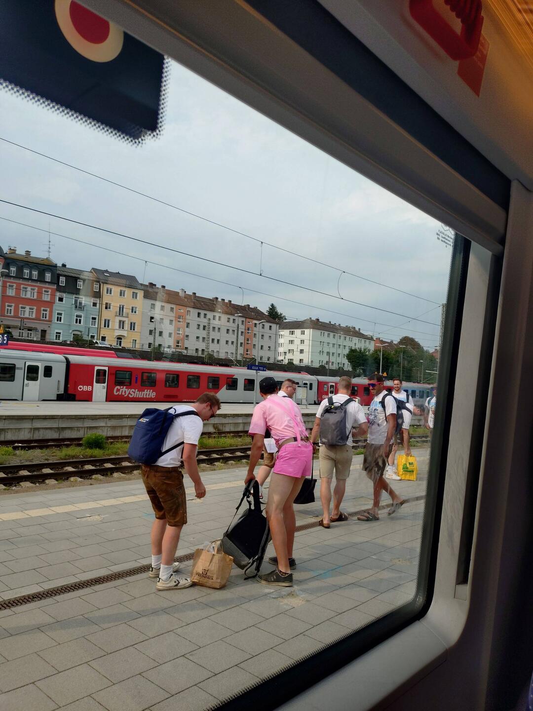 Österreichische Poltergruppe in Passau
