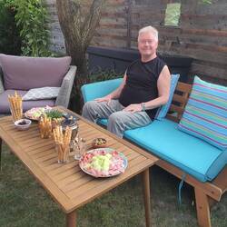 Lauschige Sitzecke für die Vorspeise