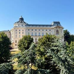 Aussicht vom Balkon meines Apartements auf den Patriarchenpalast. ❤️