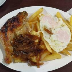 The dish that I had yesterday - pollo pobre